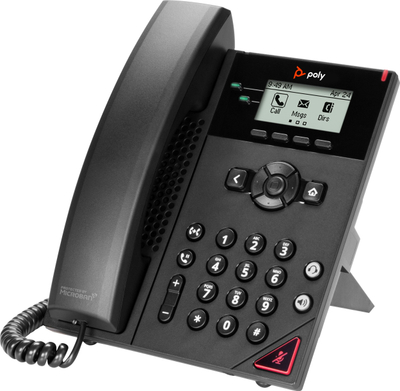 Telefon fiks IP HP VVX 150, 2 linja, VoIP, i zi