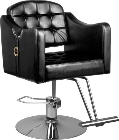 Karrige berberi Activeshop Hair System, rregullim 0-90°, lëkurë eko, e zezë