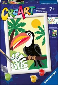 Set pikturimi për fëmijë Ravensburger CreArt Series E Toucan in the Jungle