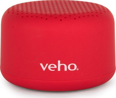 Портабилен звучник Veho M3, Bluetooth 5.0, 12 часа батерија, црвен