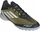 Këpucë futbolli Adidas F50 League TF Messi, për tapet sintetik, ngjyrë ari me të zezë