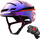 Helmetë biçiklete e zgjuar Livall EVO21, me LED, IPX5, vjollcë metalike