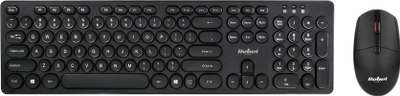 Сет тастатура и глушец Rebel Electro WS400, безжичен 2.4 GHz, USB, црн