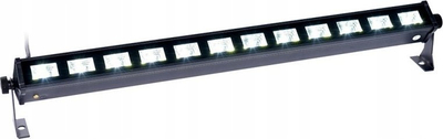 Shirit ndriçimi LED Light4Me LED Bar UV 12 White, 36W, dritë UV dhe e bardhë, i zi