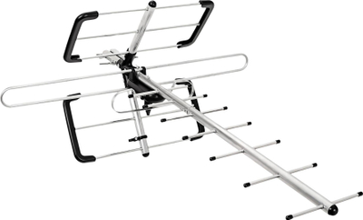 Antena DVB T Spacetronik Eos L Combo, aktive, për TV tokësor, e zezë