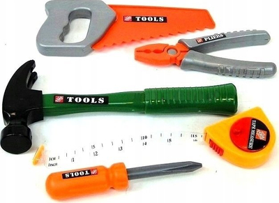 Set veglash lodër Adar Junior Builder Deluxe, 33 copë, kuti plastike, i kuq