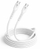 Kabllo karikimi Quik Accessories QK-1012, USB-C në USB-C, 60W, 1m, e bardhë