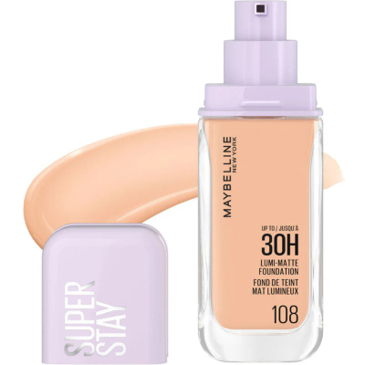 Krem pudër Maybelline Super Stay, 108 Lumi-Matte 30H, 35 ml