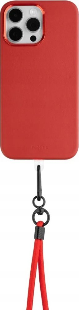 Rrip qafe për telefon FIXED NeckUni, 76 cm, pambuk, i kuq