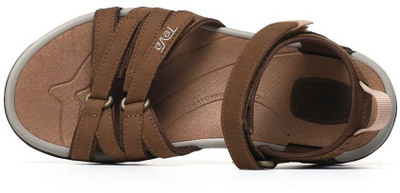 Sandale hikingu TEVA Tirra Leather për femra, lëkurë, masa 35, kafe