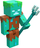 Figurë loje Educa Borras Minecraft, 8 cm, me nyje që lëvizin, shumëngjyrëshe