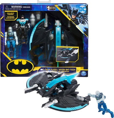 Set lodrash Spin Master Batman Bat-Wing, me 2 figura 10 cm, shumëngjyrëshe