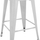 Karrige bari Melita HM8574.31, metal, 89.5cm, e bardhë mat
