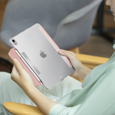 Këllëf tablet Uniq Camden Click, për iPad Air 11" 2024 dhe 10.9" 2022, gri
