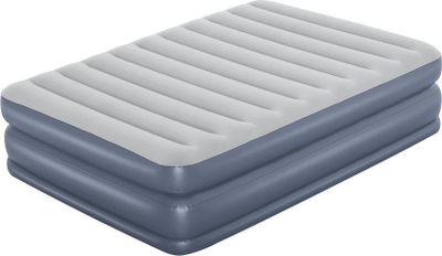 Dyshek ajri Bestway Tritech QuadComfort, dopio 203x152x51cm, me pompë elektrike, gri