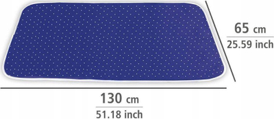 Jastëk hekurosjeje Maximex, 100 cm, blu