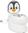 Sedile tualeti për fëmijë Jamara My Little Toilet Penguin, me dritë dhe tingull, e bardhë