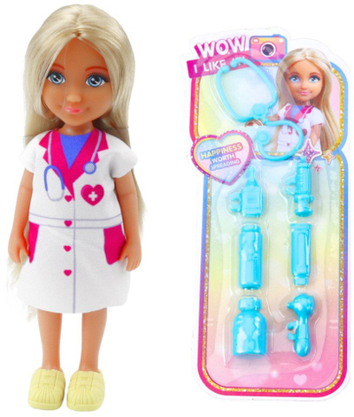Set lodrash mjeku Ankiki Doctor Mini, me kukull 13 cm, me aksesorë, shumëngjyrësh