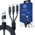 Kabllo USB 3MK Hyper Cable 3in1, 1.5 m, USB-A USB-C në USB-C microUSB Lightning, e zezë