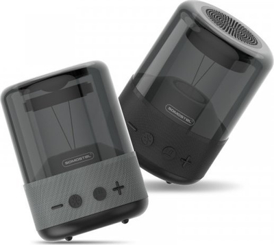 Folës portativ Somostel SMS H210, Bluetooth 5.0, drita LED, i zi