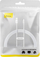 Kabllo karikimi Baseus P10320102214-02, USB A në USB C, 1.5m, 100W, e bardhë