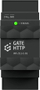 Modul smart home Grenton Gate HTTP V.2 INT-211-E-01, për shinë DIN, me rrjet Ethernet, ngjyrë e zezë