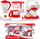 Set lodrash kuzhine Woopie Happy Family, 3-në-1 mikser blender, mbi 3 vjeç, i kuq e i bardhë