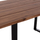 Tavolinë kopshti FRIGGO HM6375.02, dru akacie, 160x80x76 cm, këmbë metalike të zeza