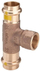 Pjesë lidhëse T për gaz Viega Profipress G, 22 x 3/4" x 22 mm, metalike