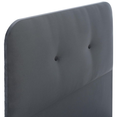 Shtrat DOLORES, kadife, 90×200 cm (HM649.10), gri