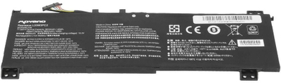 Bateri laptopi Movano për Lenovo IdeaPad Gaming 3 15ACH6 15IHU6, 45Wh, litium polimer, e zezë
