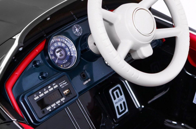 Veture elektrike për fëmijë Ramiz BMW 507 Retro, 12V, me telekomandë, e zezë