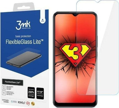 Xham mbrojtës 3MK FlexibleGlass Lite për Vivo Y16 Y22s, 0.16mm, transparent