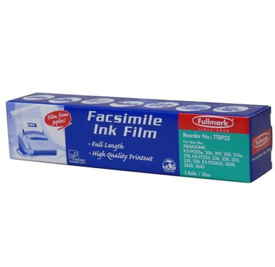 Film boje për faks Fullmark TTRP52, 2 rrotulla, 30m, i zi