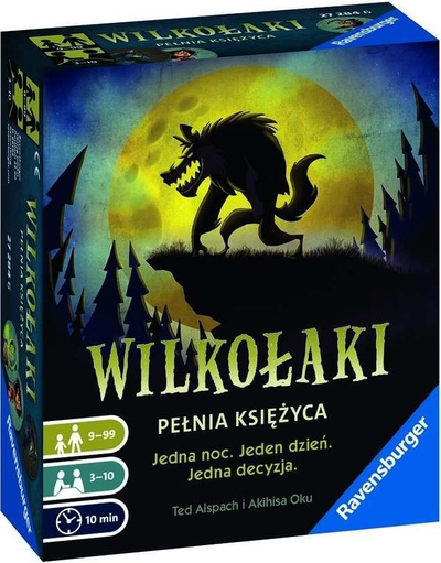 Lojë tavoline Ravensburger Werewolves Full Moon, role të fshehta, për grup
