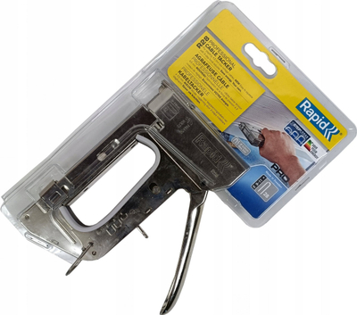Kapëse kabllosh Rapid R28E, heavy duty, për kabllo deri 4.5mm, metalike