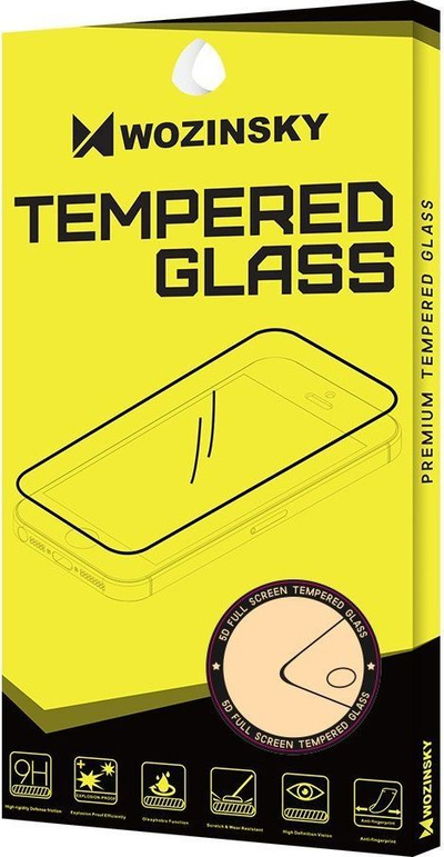 Xham mbrojtës Full Tempered Glass me kornizë për iPhone 6 7 8 SE 2020, 9H, pamje shumë e pastër
