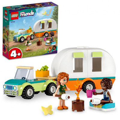 Set ndërtimi LEGO Friends Holiday Camping Trip 41726, kamping, 87 copë, shumëngjyrësh