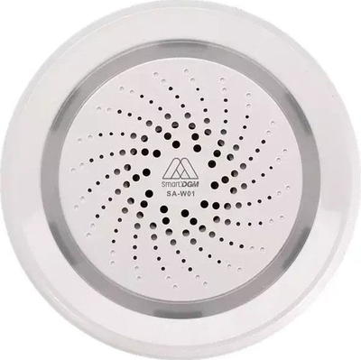 Sirena inteligjente alarmi DGM AS W01, 90 dB, Wi Fi 2.4 GHz, e bardhë