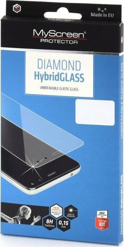 Заштитно стакло MyScreen Protector HybridGLASS, за iPhone 12 12 Pro 6.1", хибридно транспарентно стакло