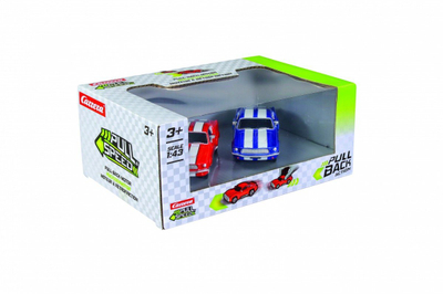 Set makina garuese Carrera Ford Mustang 67 Twinpack, 2 copë, shumëngjyrësh