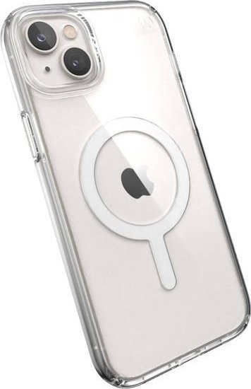 Kapak telefoni Speck Presidio Perfect Clear MagSafe për iPhone 14 Plus, transparent, i bardhë