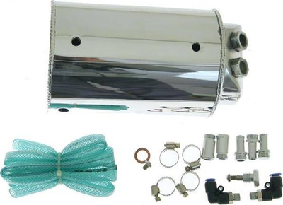 Rezervuar vajrash TurboWorks, 2L, hyrje 9mm 14mm, krom