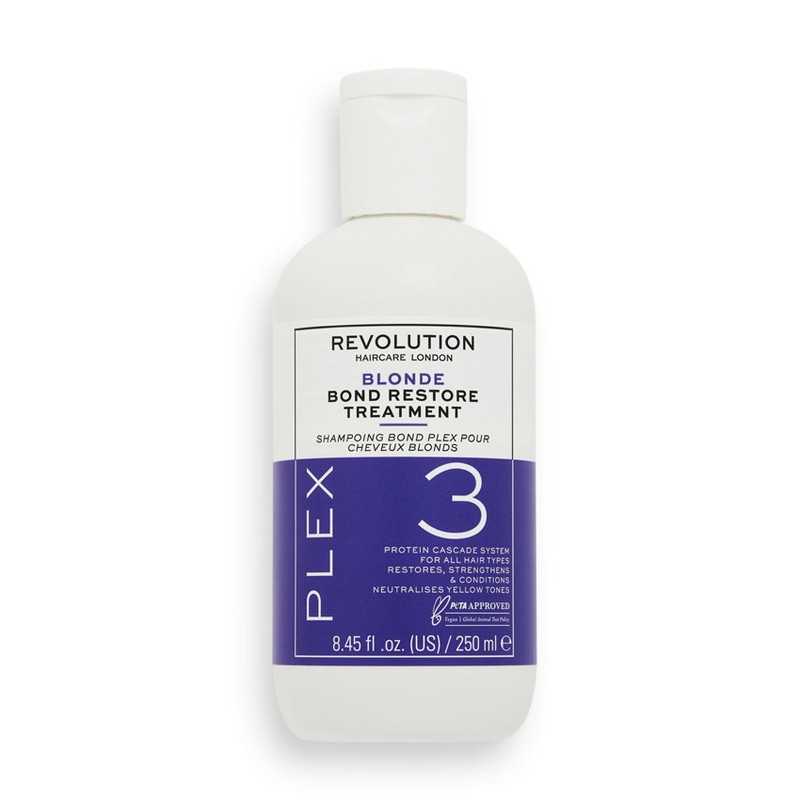 Trajtues për flokë Revolution Haircare Plex 3 Blonde Bond Restore, 250ml