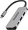 Hub USB SITECOM CN-384, 2x USB 3.1 Gen1, 2x USB-C (PD), i hirtë