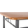 Set ngrënieje 5-pjesësh Peary 110x60x74Hcm (HM9416.12), argjendtë