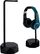 Држач за слушалки Mozos HS PRO, 35cm, метал и дрво, црна