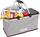 Shportë termike Cool Picnic Basket 35L, palosme, me izolim alumini, gri