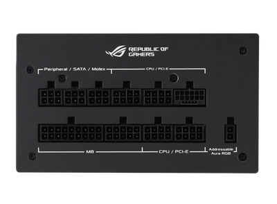 Furnizues energjie Asus ROG Strix Aura Edition, 1000W, 80+ Gold, modular, i zi