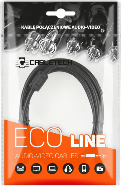 Kabllo USB Cabletech Eco Line KPO4010 1.8m, mini USB, e zezë